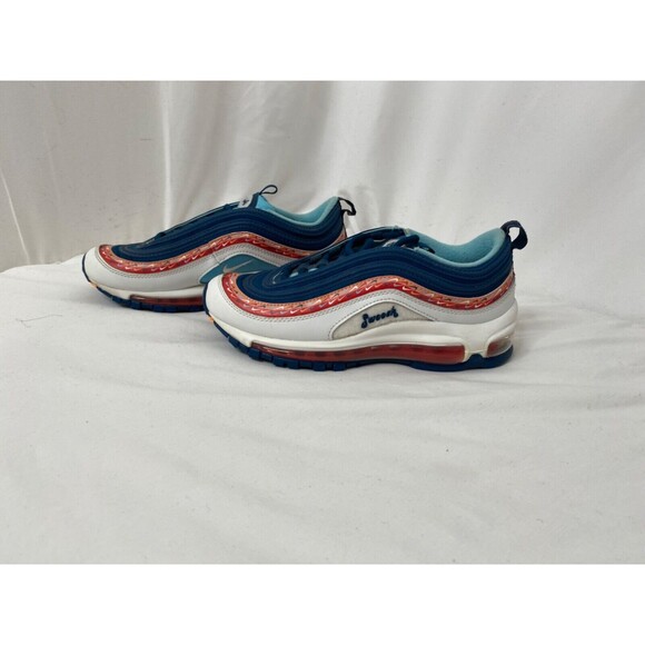 Girls Size 4.5Y Sneakers Nike Air Max 97 GS Swoosh Running Trainers - Picture 6 of 15